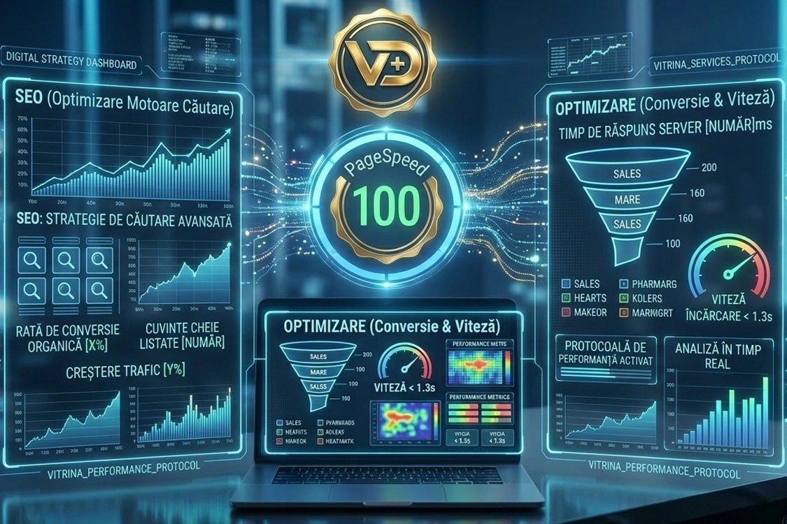 Agenție Web Design Brașov Vitrina Digitală lansare