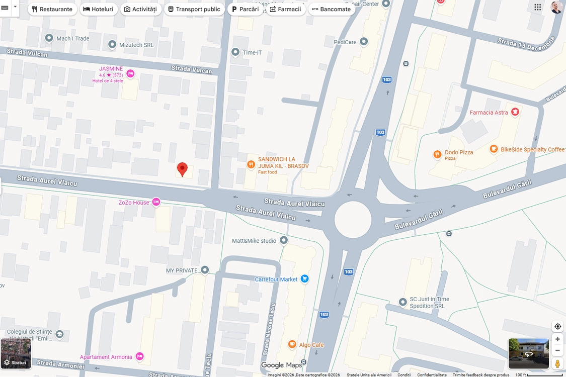 Locația pe Google - Vitrina Digitală