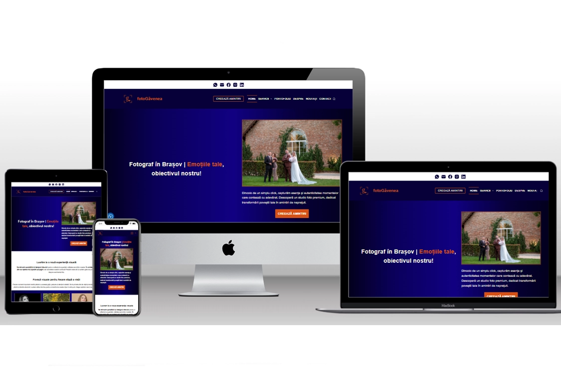 Site-ul fotoGavenea.ro vazut pe toate dispozitivele, noul nostru site din Portofoliu Vitrina Digitală