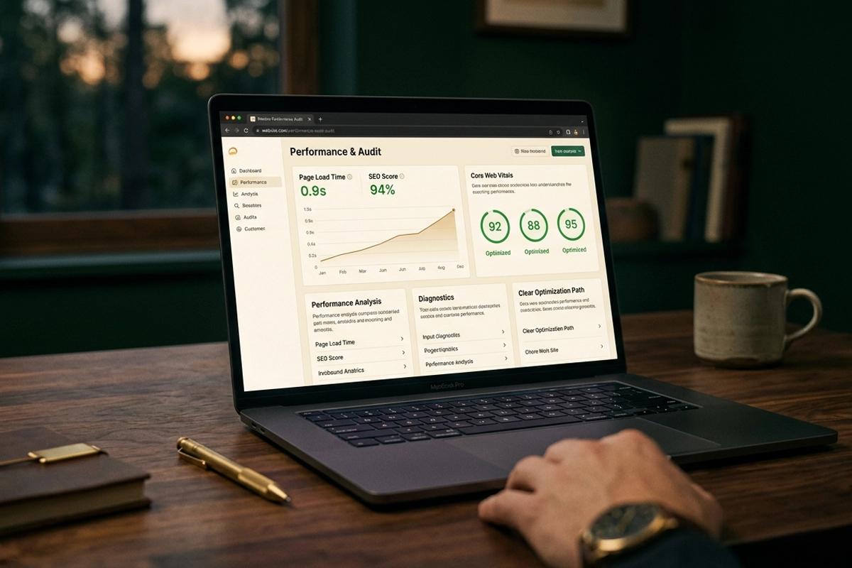Audit Site Gratuit | Analiză Performanță și SEO | Vitrina Digitală